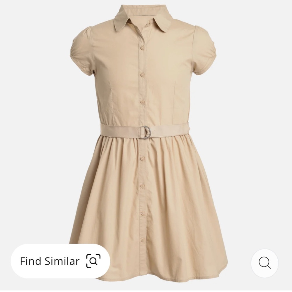 Nautica Classic Tan Kids Dress